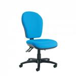 Lento high back operator chair no arms blue