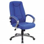 Lucca high back fabric managers chair - blue LUC300T1-B