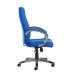 Lucca high back fabric managers chair - blue LUC300T1-B