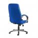 Lucca high back fabric managers chair - blue LUC300T1-B