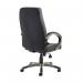 Lucca high back fabric managers chair - charcoal LUC300T1-C