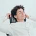 Lyra fully ergonomic task chair with adjustable arms and integrated head rest in black LYR3000T1-K