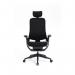 Mantra posture task chair in black fabric MAN300HK2-BLK