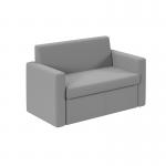 Melody double seater fabric sofa in Grey MEL50002-SG