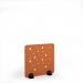 Moon Acoustic Floor Standing Black Metal Base Legs 1200w 1200h - Tangerine MFSC1200-K-MF-TA