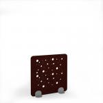 Moon Acoustic Floor Standing Silver Metal Base Legs 1200w 1200h - Maroon MFSC1200-S-MF-MA