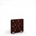 Moon Acoustic Floor Standing Silver Metal Base Legs 1200w 1200h - Maroon MFSC1200-S-MF-MA