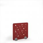 Moon Acoustic Floor Standing Silver Metal Base Legs 1200w 1200h - Pure Red MFSC1200-S-MF-PR