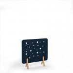Moon Acoustic Floor Standing Screen Wooden Legs 1200w 1200h - Dark Blue MFSC1200-WF-BD