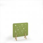 Moon Acoustic Floor Standing Screen Wooden Legs 1200w 1200h - Fruit Green MFSC1200-WF-FG