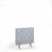 Moon Acoustic Floor Standing Screen Wooden Legs 1200w 1200h - Light Grey MFSC1200-WF-LG