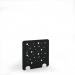 Moon Acoustic Floor Standing White Metal Base Legs 1200w 1200h - Black MFSC1200-WH-MF-BK