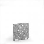 Moon Acoustic Floor Standing White Metal Base Legs 1200w 1200h - Dark Silver Grey MFSC1200-WH-MF-DG