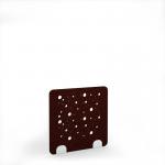 Moon Acoustic Floor Standing White Metal Base Legs 1200w 1200h - Maroon MFSC1200-WH-MF-MA