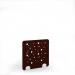 Moon Acoustic Floor Standing White Metal Base Legs 1200w 1200h - Maroon MFSC1200-WH-MF-MA