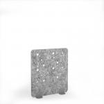 Moon Acoustic Floor Standing Silver Metal Base Legs 1200w 1400h - Dark Silver Grey MFSC1400-S-MF-DG