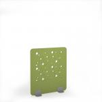 Moon Acoustic Floor Standing Silver Metal Base Legs 1200w 1400h - Fruit Green MFSC1400-S-MF-FG