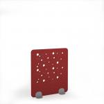 Moon Acoustic Floor Standing Silver Metal Base Legs 1200w 1400h - Pure Red MFSC1400-S-MF-PR