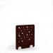 Moon Acoustic Floor Standing White Metal Base Legs 1200w 1400h - Maroon MFSC1400-WH-MF-MA