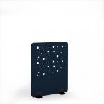 Moon Acoustic Floor Standing Black Metal Base Legs 1200w 1600h - Dark Blue MFSC1600-K-MF-BD