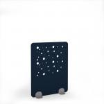 Moon Acoustic Floor Standing Silver Metal Base Legs 1200w 1600h - Dark Blue MFSC1600-S-MF-BD