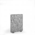 Moon Acoustic Floor Standing Silver Metal Base Legs 1200w 1600h - Dark Silver Grey MFSC1600-S-MF-DG