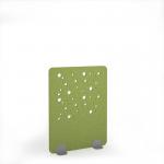 Moon Acoustic Floor Standing Silver Metal Base Legs 1200w 1600h - Fruit Green MFSC1600-S-MF-FG