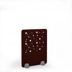 Moon Acoustic Floor Standing Silver Metal Base Legs 1200w 1600h - Maroon MFSC1600-S-MF-MA