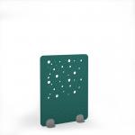 Moon Acoustic Floor Standing Silver Metal Base Legs 1200w 1600h - Peacock Blue MFSC1600-S-MF-PB