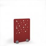 Moon Acoustic Floor Standing Silver Metal Base Legs 1200w 1600h - Pure Red MFSC1600-S-MF-PR