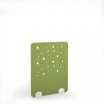 Moon Acoustic Floor Standing White Metal Base Legs 1200w 1600h - Fruit Green MFSC1600-WH-MF-FG