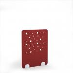 Moon Acoustic Floor Standing White Metal Base Legs 1200w 1600h - Pure Red MFSC1600-WH-MF-PR