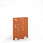 Moon Acoustic Floor Standing White Metal Base Legs 1200w 1600h - Tangerine MFSC1600-WH-MF-TA