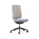 Miku fabric task chair with integrated seat slide, back height adjustment and synchronised mechanism - made to order MKF10