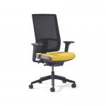 Miku mesh task chair with integrated seat slide, back height adjustment, synchronised mechanism and 4D adjustable arms - made to order MKM14