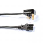 6 metre mains leads with 3 UK pin and includes a 13AMP fuse in black ML6M-B