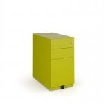 Bisley slimline steel pedestal 300mm wide - green MMPN-GN