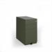 Bisley slimline steel pedestal 300mm wide - olive green MMPN-OG