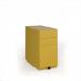 Bisley slimline steel pedestal 300mm wide - sunflower yellow MMPN-SY