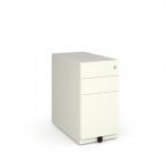 Bisley slimline steel pedestal 300mm wide - white MMPN-WH