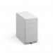 Bisley slimline steel pedestal 300mm wide - white MMPN-WH