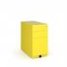 Bisley slimline steel pedestal 300mm wide - yellow MMPN-YE