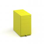 Bisley slimline steel pedestal 300mm wide - yellow