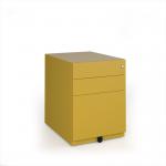 Bisley wide steel pedestal 420mm wide - sunflower yellow MMPW-SY