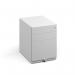 Bisley wide steel pedestal 420mm wide - white MMPW-WH