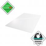 Mural polycarbonate low pile carpet clear chair mat 1200 x 900mm MPP12