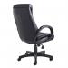 Nantes high back managers chair - black faux leather NAN300T1