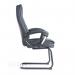 Noble executive visitors chair - black faux leather NBO100C1