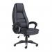 Noble high back managers chair - black faux leather NBO300T1