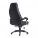 Noble high back managers chair - black faux leather NBO300T1